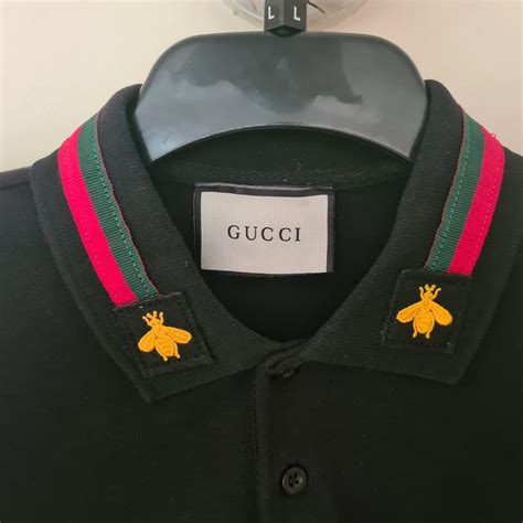 fake gucci bee shirt|gucci bee polo shirt.